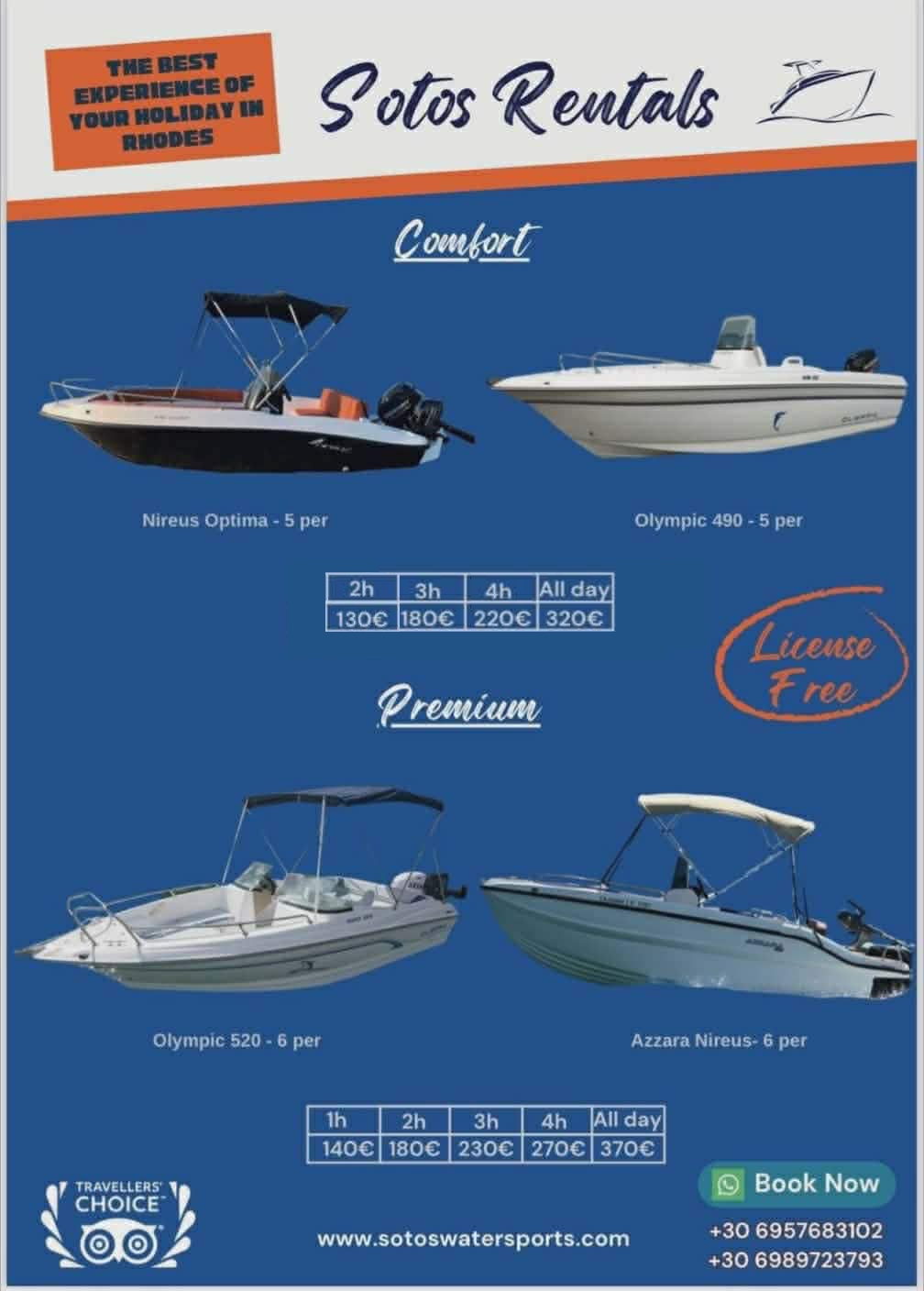 Sotos Watersports Flyer